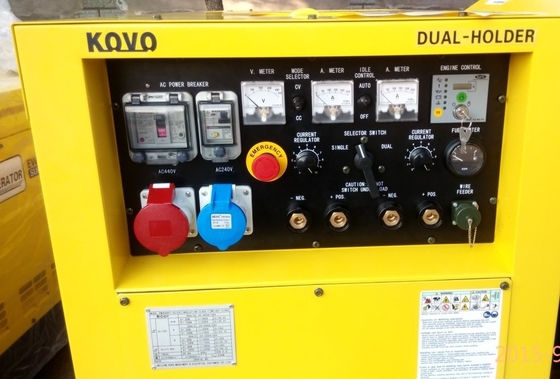 汎用的なKOVO EW320DST エンジン駆動の溶接機 操作が簡単 パルス周波数50/60 HZ