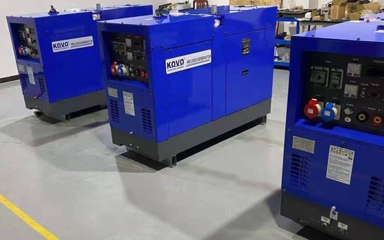 KOVO ディーゼル ダブルホルダー 恒久磁気溶接機発電機 DC600A DGW500 で 85V 出力電圧で溶接